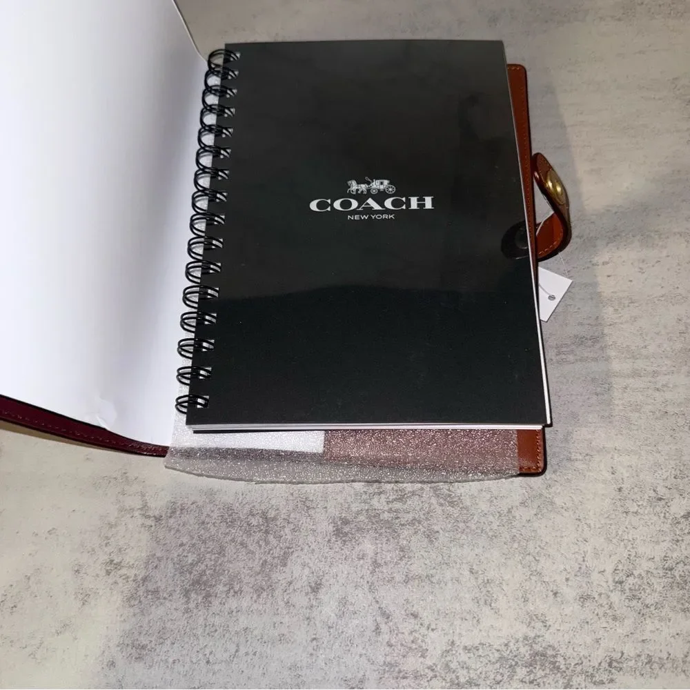 Coach Brown holiday Train notebook